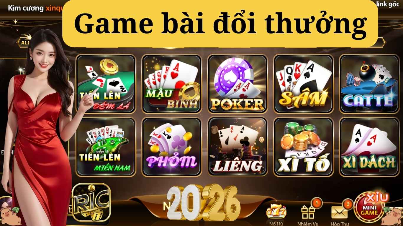 Giới thiệu về sảnh game bài đổi thưởng Ricwin