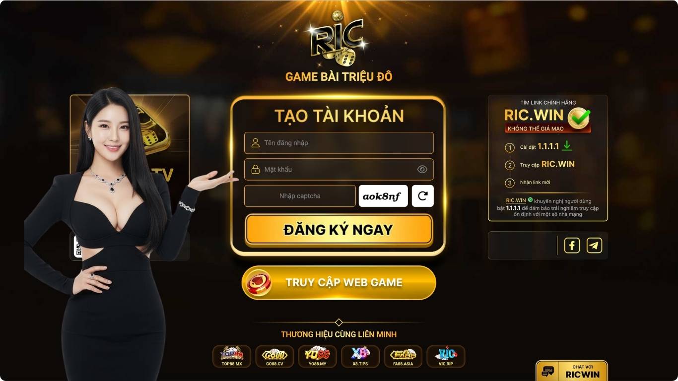 Giới thiệu về cổng game bài đẳng cấp Ricwin