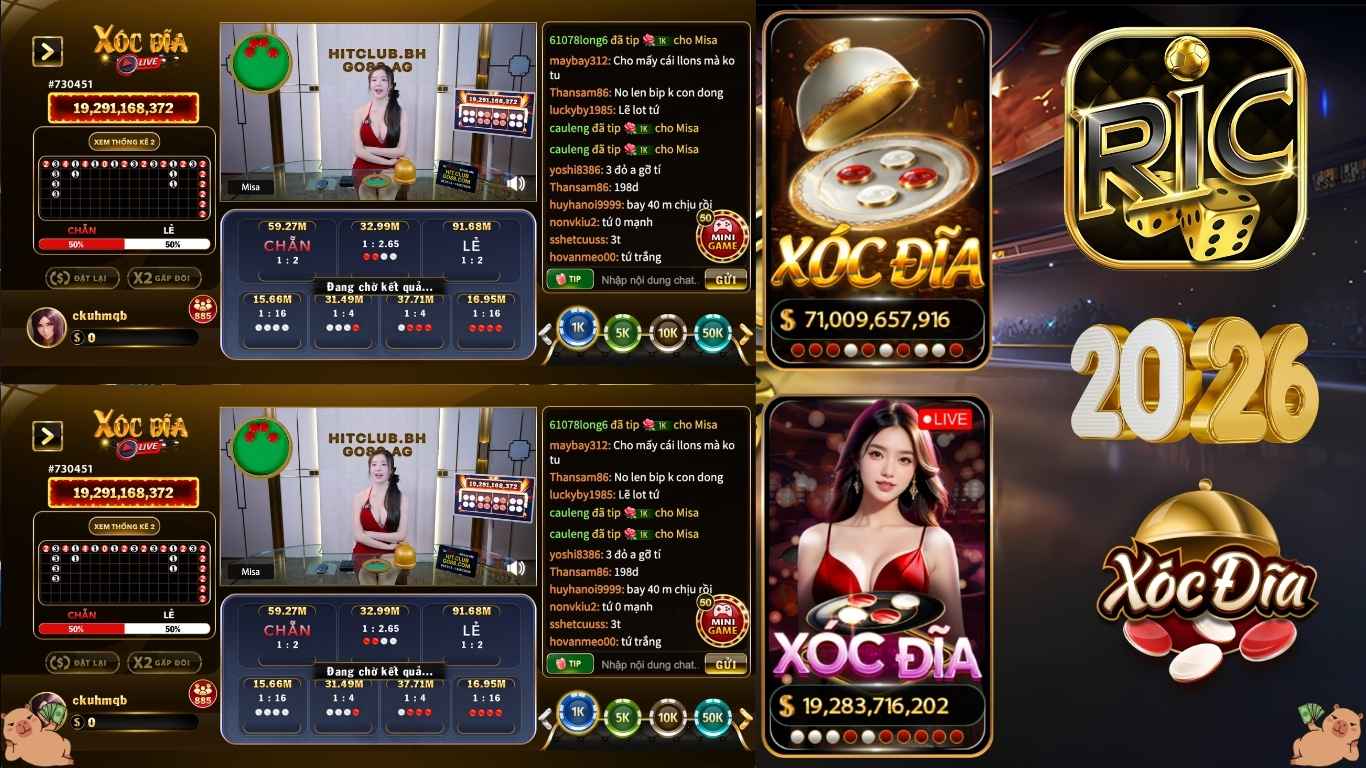 Kinh nghiệm đặt cược xóc đĩa Ricwin thắng lớn