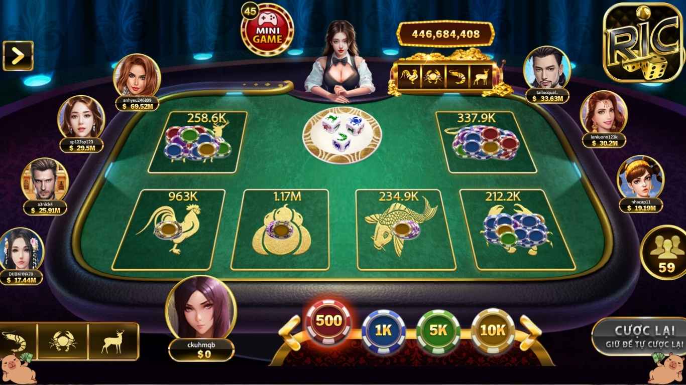 Kỹ thuật chơi bầu cua Ricwin hiệu quả nhất 2026