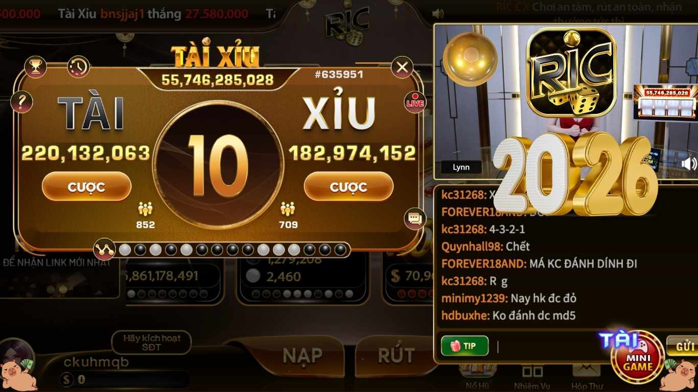 Lý do nên tham gia đặt cược tài xỉu Ricwin