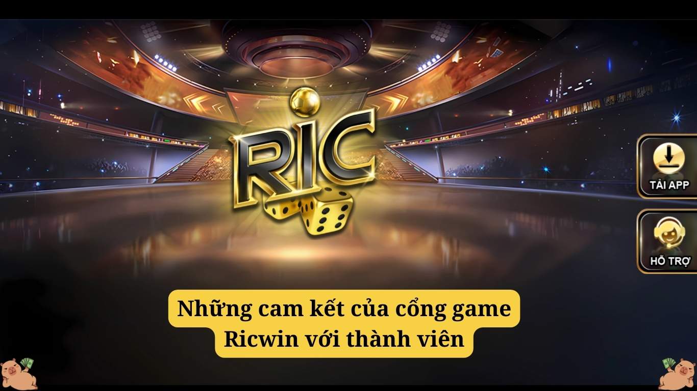 Những cam kết của cổng game Ricwin với thành viên