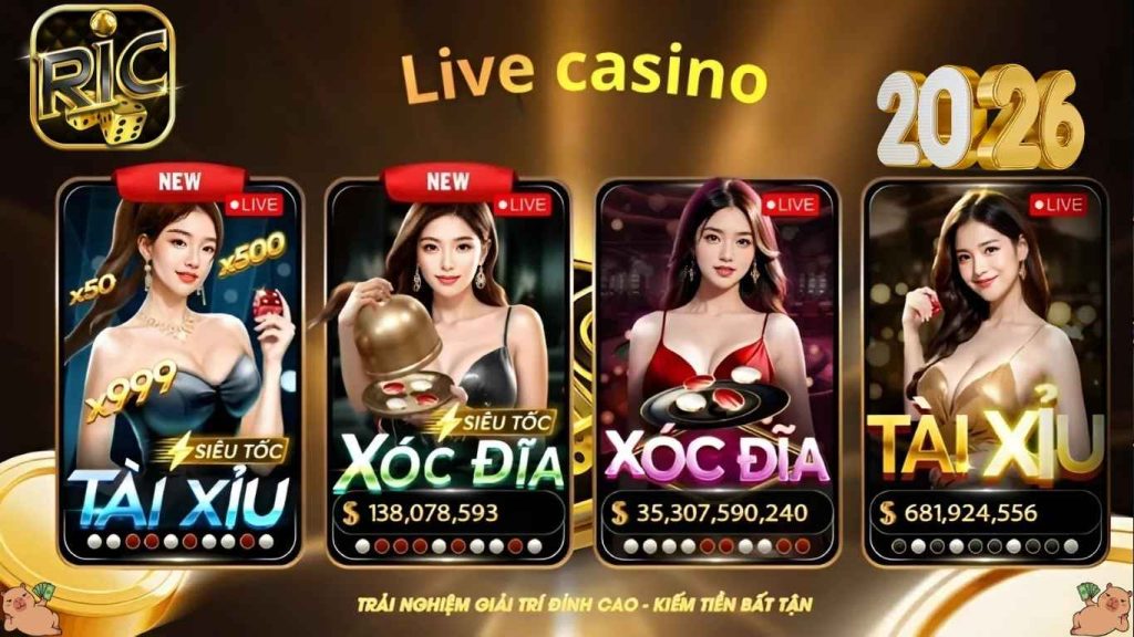 Ưu điểm nổi bật của sảnh Casino Ricwin